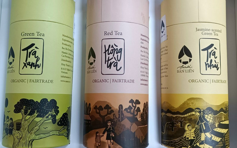 Trà SANSE - thương hiệu trà gây quỹ làm từ thiện của nhóm học sinh trung học phổ thông ở Hà Nội.