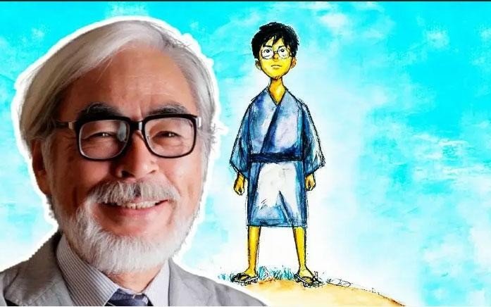 Đạo diễn Hayao Miyazaki và nhân vật chính trong phim. (Ảnh: Ghibli)