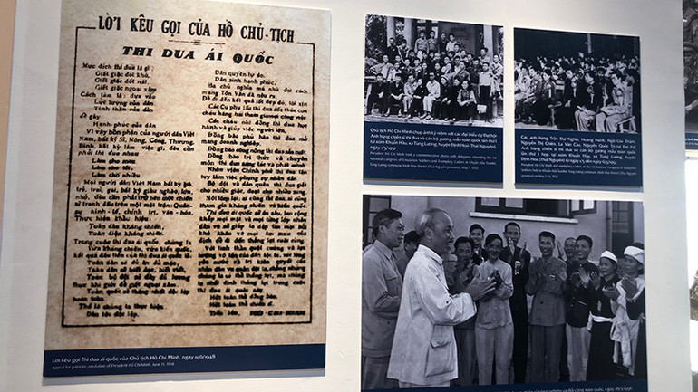 Lời kêu gọi "Thi đua ái quốc" của Chủ tịch Hồ Chí Minh.