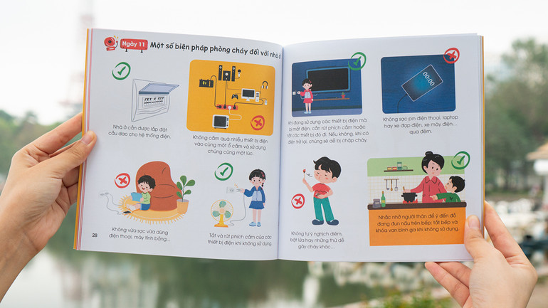 Sách cung cấp những kiến thức thực tế, gần gũi, dễ hiểu cho trẻ nhỏ.