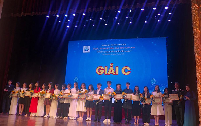 Các thí sinh đoạt giải C.