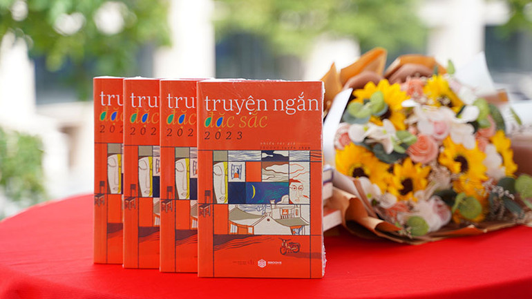 Tập sách “Truyện ngắn đặc sắc 2023”.