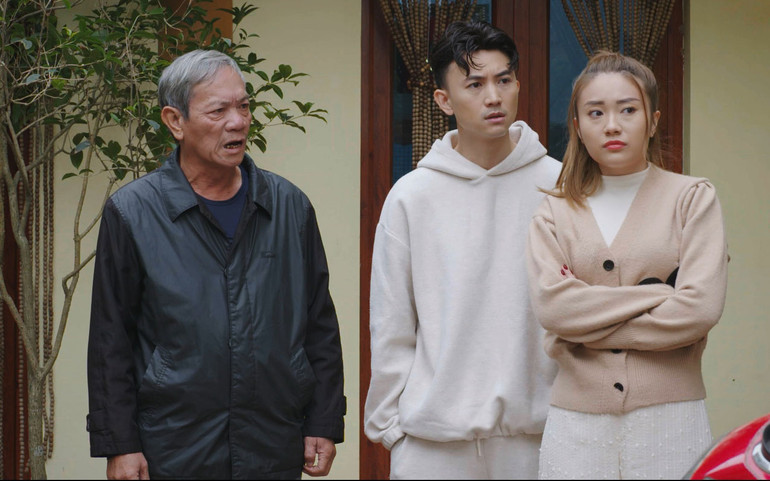 Anh Vũ và Kiều My vào vai cặp vợ chồng "phá gia chi tử".