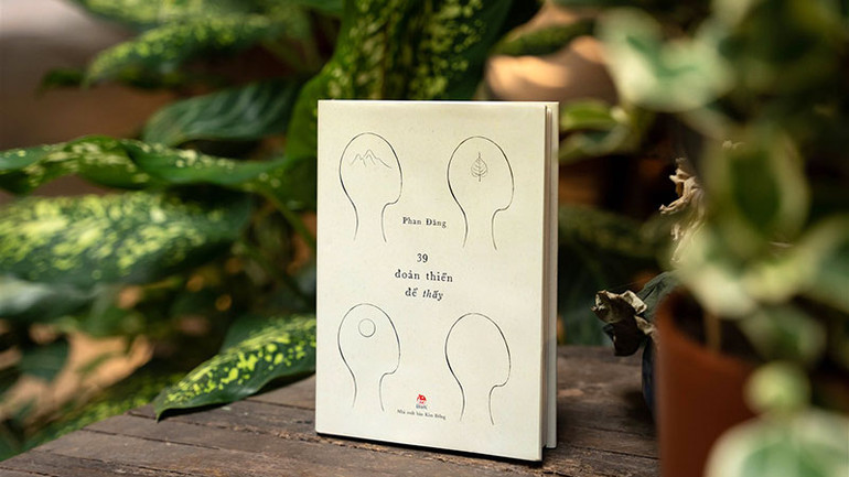 Cuốn “39 đoản thiền để thấy” của tác giả Phan Đăng. (Ảnh: Nhà xuất bản Kim Đồng)