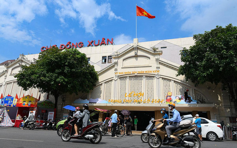 Chợ Đồng Xuân ngày nay.