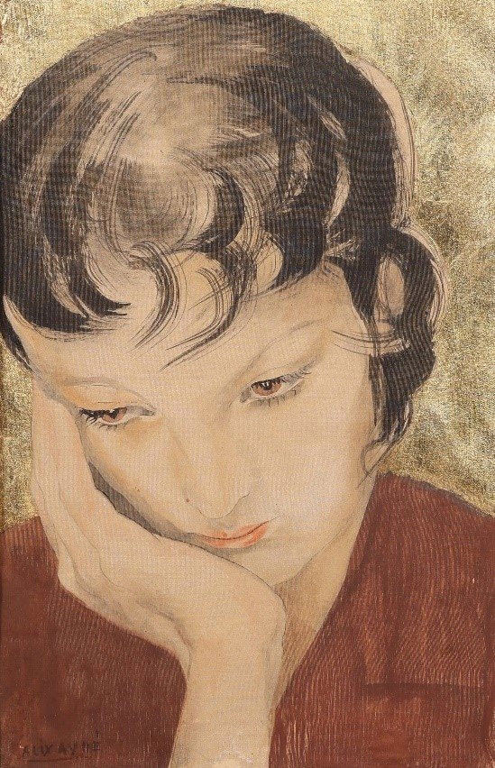 Người phụ nữ, tranh của Alix Aymé.