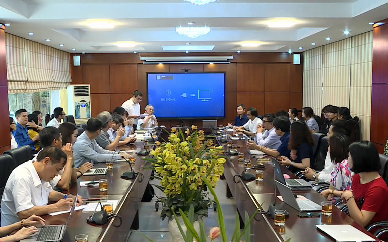 Buổi tọa đàm tại Trường đại học Văn hóa Hà Nội.