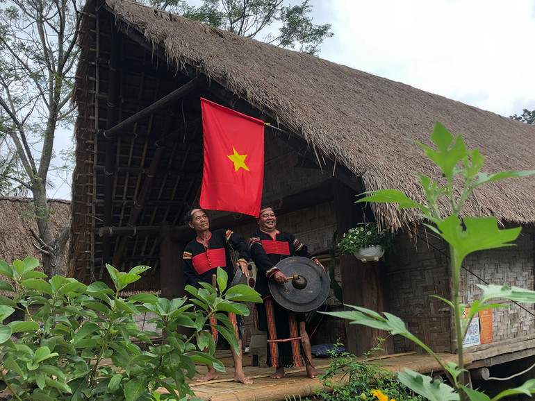 Ngày hội Đại đoàn kết tại Làng Văn hóa Du lịch các dân tộc Việt Nam.