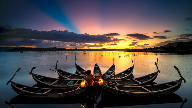 Phong cảnh đầm Ô Loan. (Ảnh: Hiệp hội cung cấp)