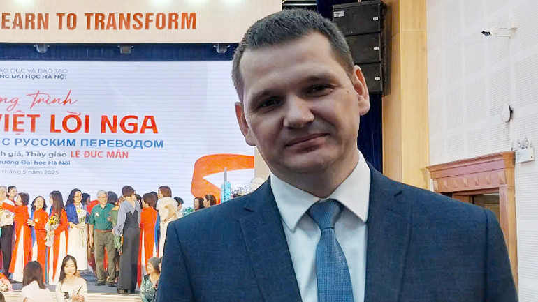 Ông Maksim Kurilov, Bí thư thứ nhất Đại sứ quán Liên bang Nga tại Việt Nam.