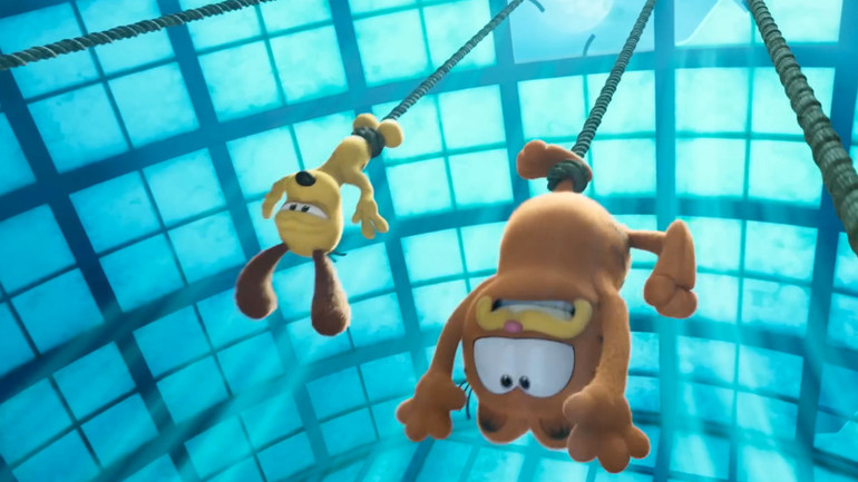 Mèo Garfield và chó Odie bị bắt cóc.