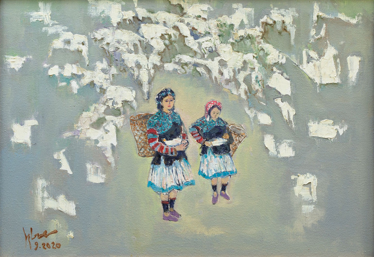 Họa sĩ Đỗ Đức: Triển lãm và bán đấu giá tranh góp tiền xây trường cho trẻ em vùng cao ảnh 2