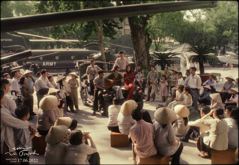 Cảnh trong phim "Em và Trịnh".