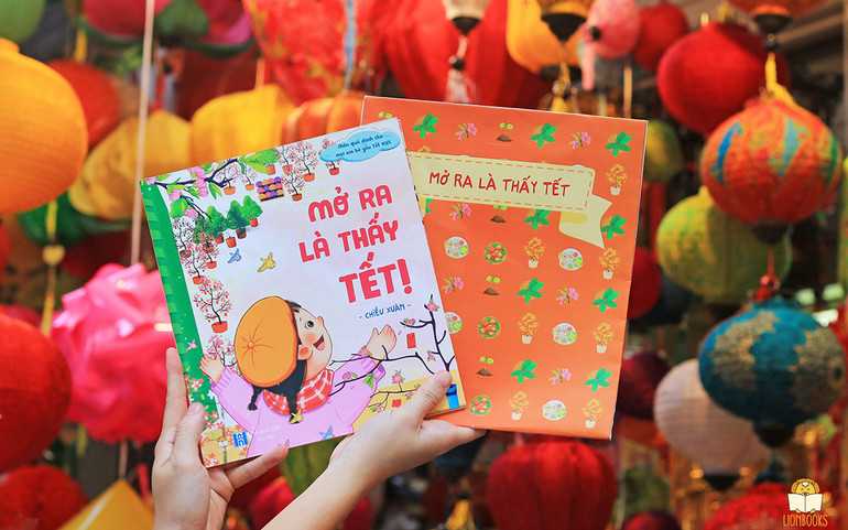 "Mở ra là thấy Tết" phiên bản miền bắc. (Ảnh: Lionbooks)