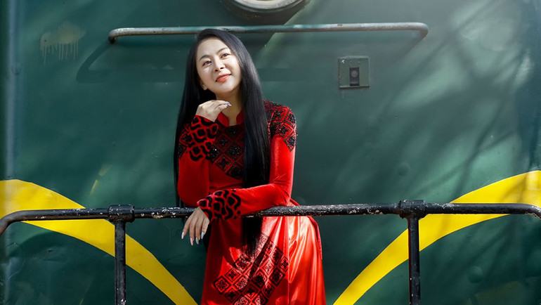 Nhà thiết kế Vũ Thảo Giang. Nhà thiết kế Vũ Thảo Giang.