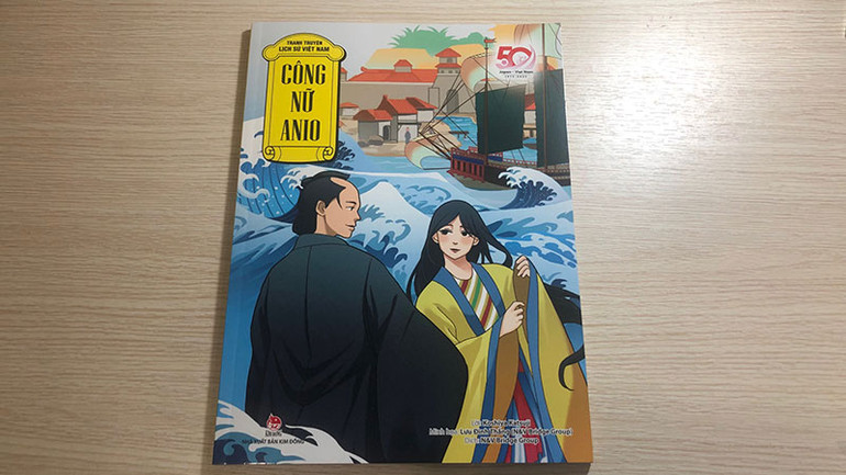 Trang bìa cuốn tranh truyện "Công nữ Anio".