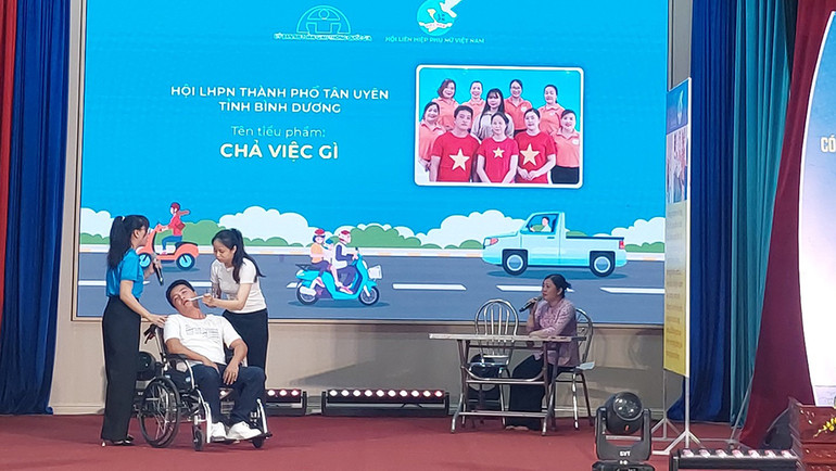 Tiểu phẩm của Hội Liên hiệp Phụ nữ Thành phố Tân Uyên, Bình Dương.