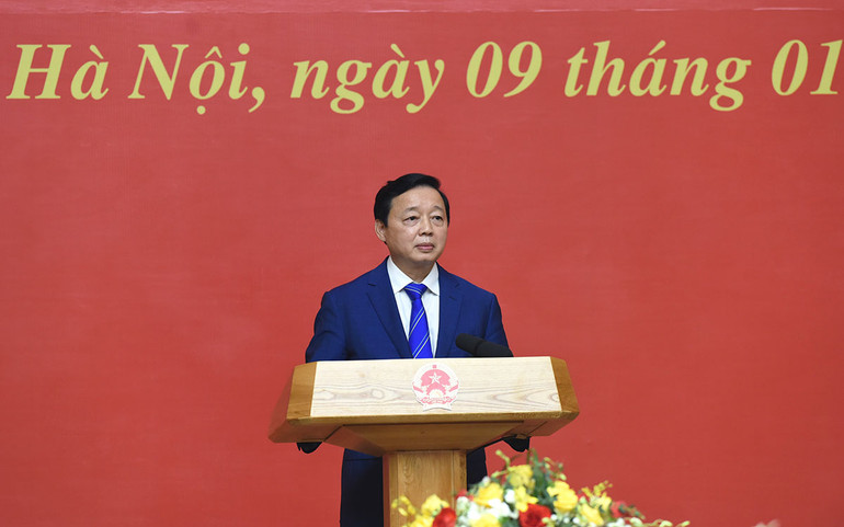 Phó Thủ tướng Trần Hồng Hà phát biểu. Phó Thủ tướng Trần Hồng Hà phát biểu.