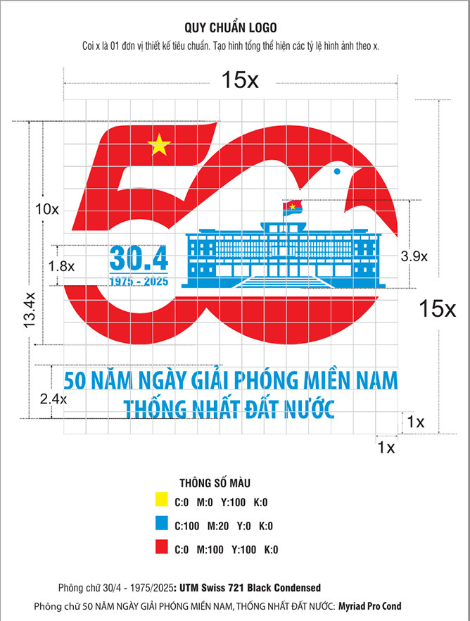 Quy chuẩn màu và kích cỡ logo. Quy chuẩn màu và kích cỡ logo.