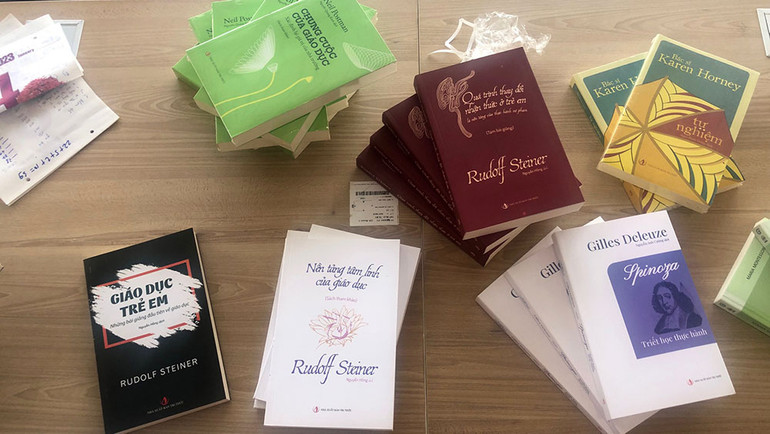 Những cuốn sách về tâm lý giáo dục mà Tủ sách Cánh Buồm đã đem tới cho bạn đọc.