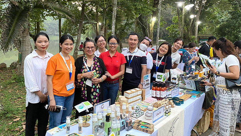 Nhiều sản phẩm chế biến từ nông sản sạch đã được xuất khẩu.