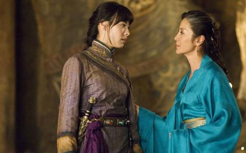 Nữ diễn viên vào vai bà phù thủy trong "Xác ướp 3: Lăng mộ Tần Vương”.