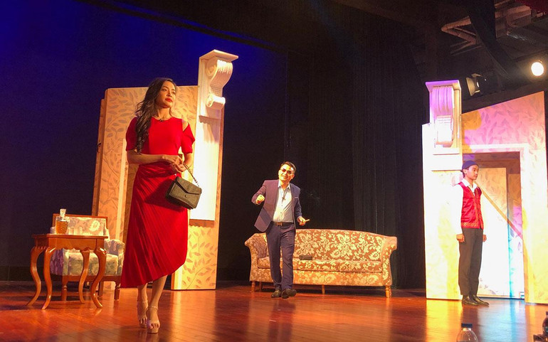 Một cảnh trong vở kịch.