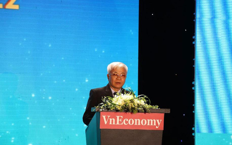 Tiến sĩ Chử Văn Lâm, Tổng Biên tập Tạp chí Kinh tế Việt Nam phát biểu khai mạc.