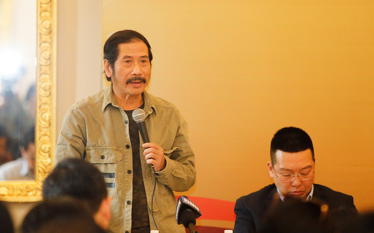 NSND Trần Bình cung cấp thông tin về chương trình nghệ thuật đặc biệt.