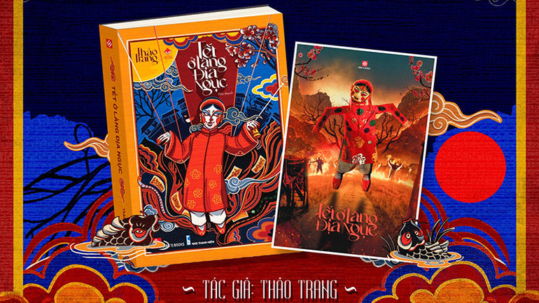 “Tết ở làng địa ngục”, tác phẩm khai thác yếu tố dân gian ăn khách hiện nay. (Ảnh: Đinh Tị Books)