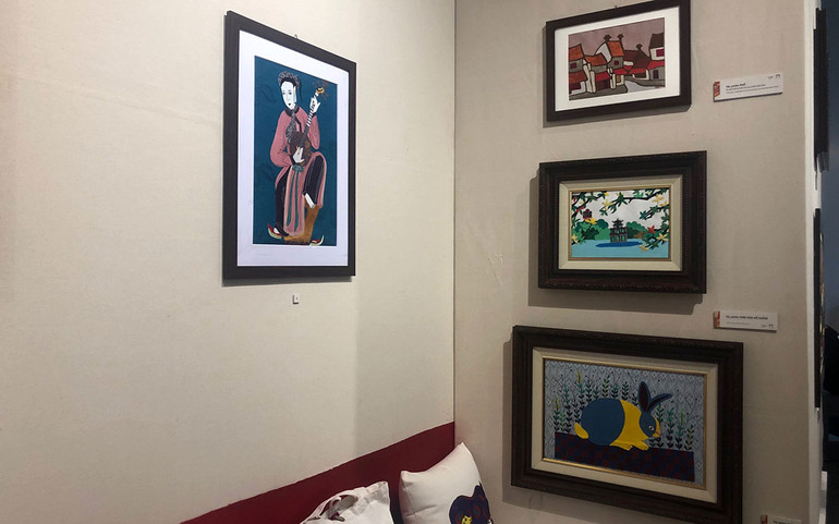 Một góc triển lãm.