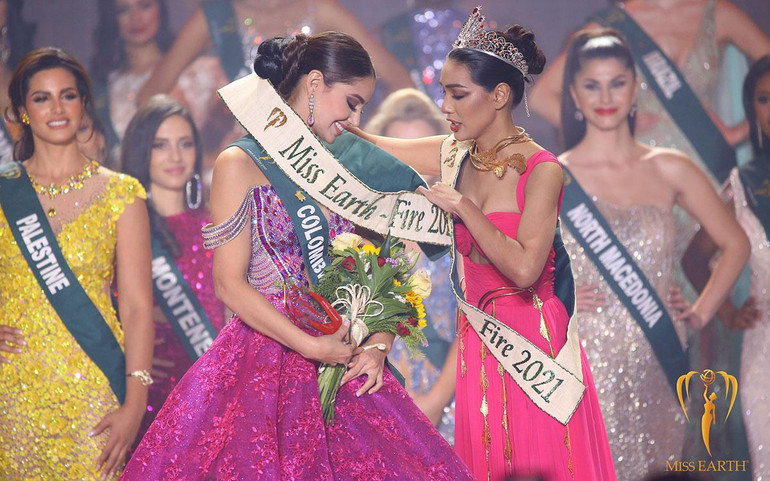 Hoa hậu Lửa Andrea Aguilera.