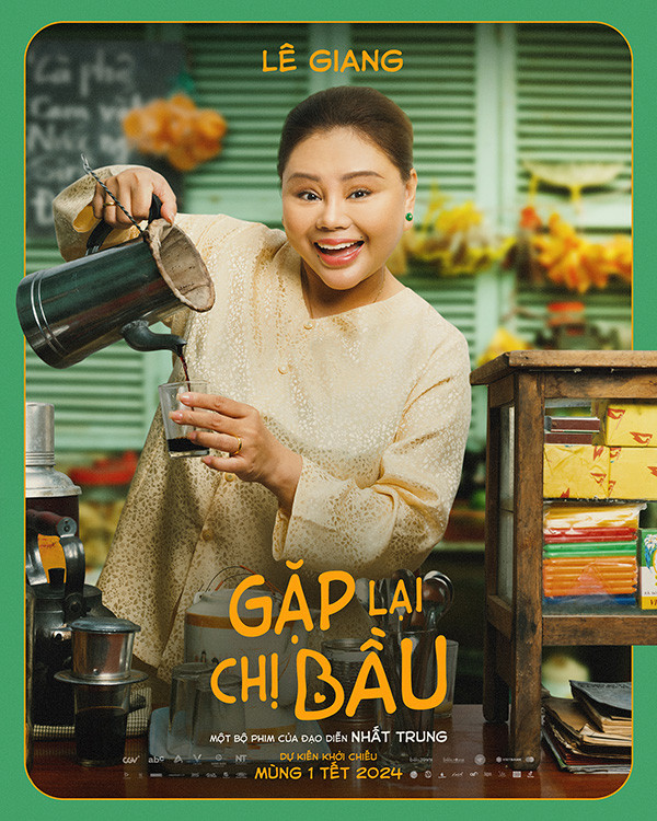 Poster nhân vật bà Lê do Lê Giang thủ vai.