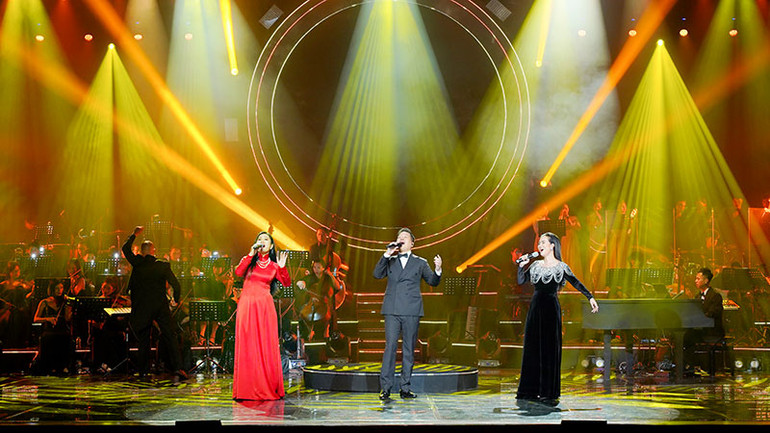 Ba giọng ca nội lực kết hợp cùng nhau.