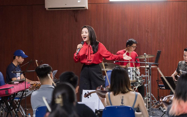 Nữ ca sĩ Phạm Thu Hà. (Ảnh: Nhân vật cung cấp)