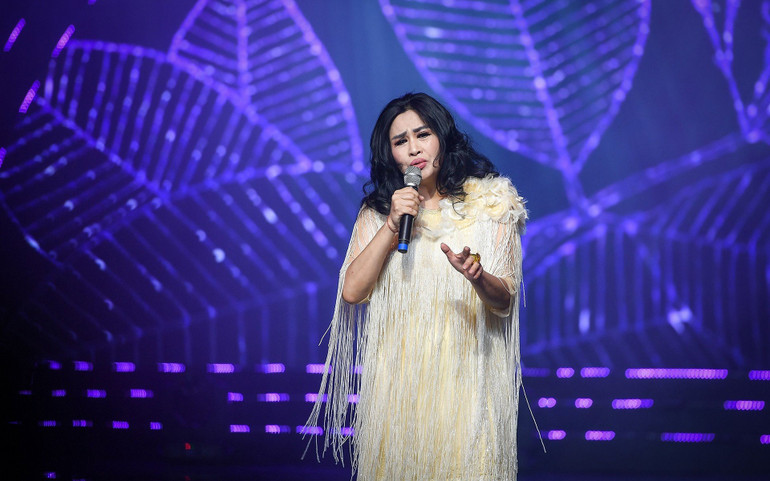 Ca sĩ Thanh Lam biểu diễn tại chương trình.