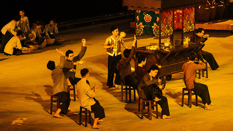 Những nét văn hóa truyền thống được thể hiện trong chương trình.