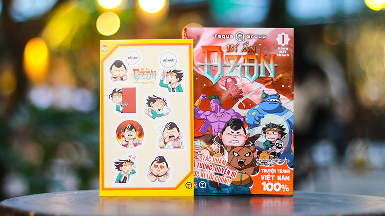 Bộ truyện "Bí ẩn Ozon". (Ảnh: Nhà xuất bản Kim Đồng)