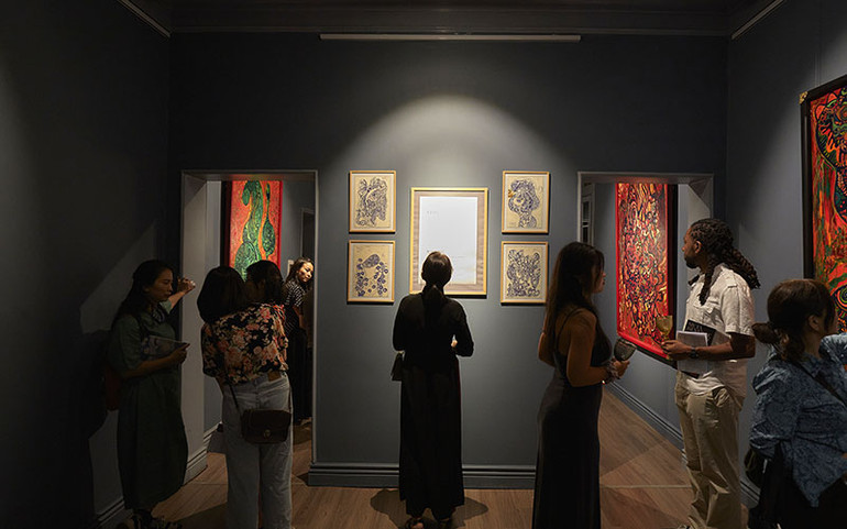 Một góc triển lãm “MetaReverse - Tái sinh”.