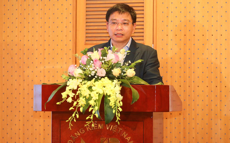 Bộ trưởng Nguyễn Văn Thắng phát biểu ý kiến tại lễ trao quyết định.