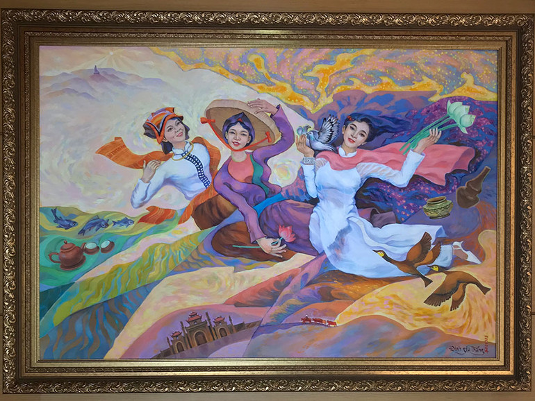 Tác phẩm "Mộng Chiều Xuân".