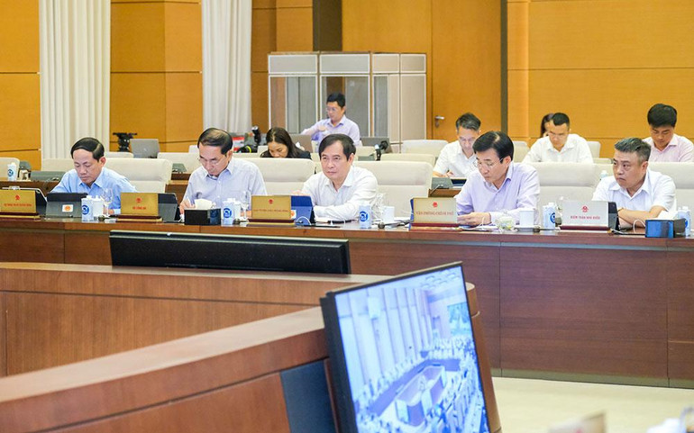 Các đại biểu dự phiên họp.