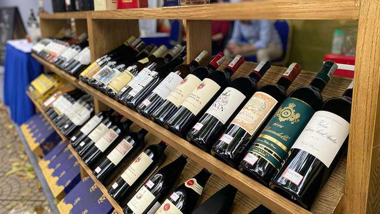 Các loại rượu vang Pháp.