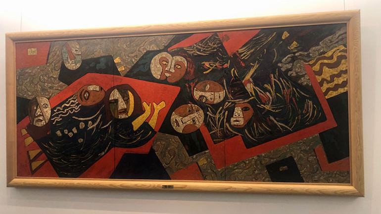 Tác phẩm "Hội làng".