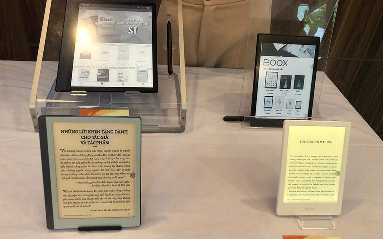 Giới thiệu ấn phẩm điện tử của một số phiên bản sách.