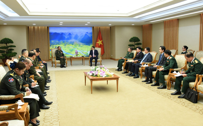 Quang cảnh buổi tiếp.