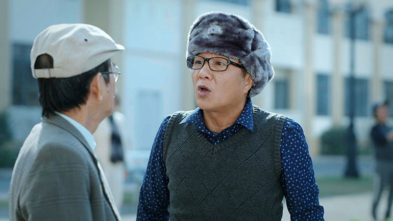 Các nghệ sĩ gạo cội trong phim.