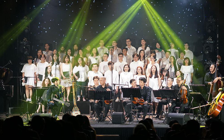 Gió Xanh trong một chương trình.