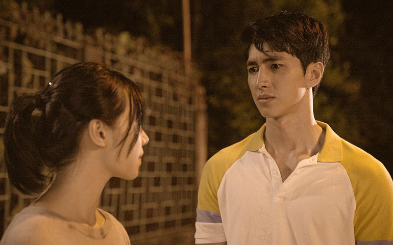 Quỳnh Kool và Bình An trong phim.