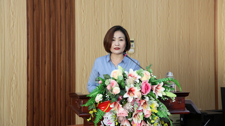 Bà Nguyễn Thị Thu Hà - Tổng Biên tập Tạp chí du lịch Thành phố Hồ Chí Minh.